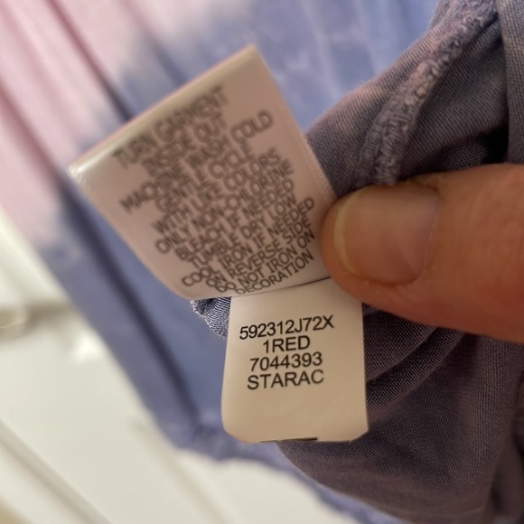 One world Plus size 2X Red, white and blue top patriotic - Picture 4 of 6